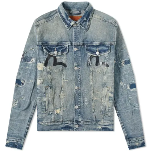 Back Logo Denim Jacket
