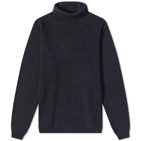 Ribbed Roll Neck