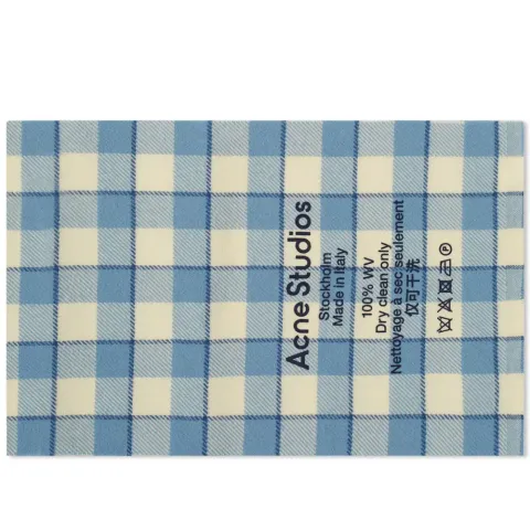 Cassiar Check Narrow New Scarf