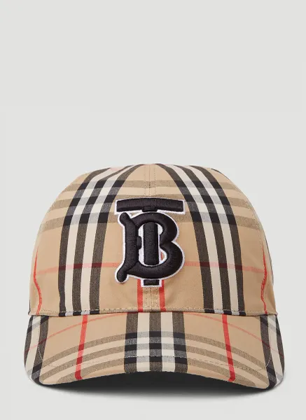 TB Vintage Check Baseball Cap