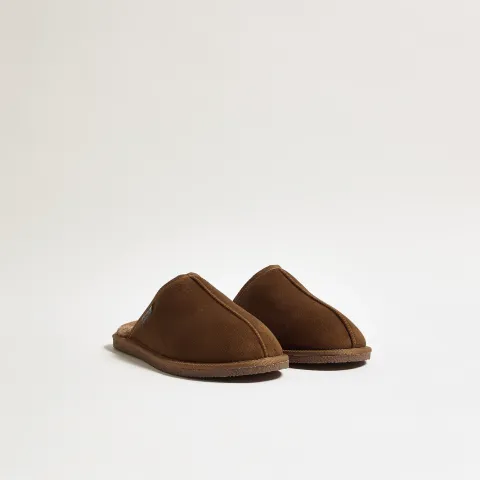 River Island Fur Lined Slip On Mule Slippers