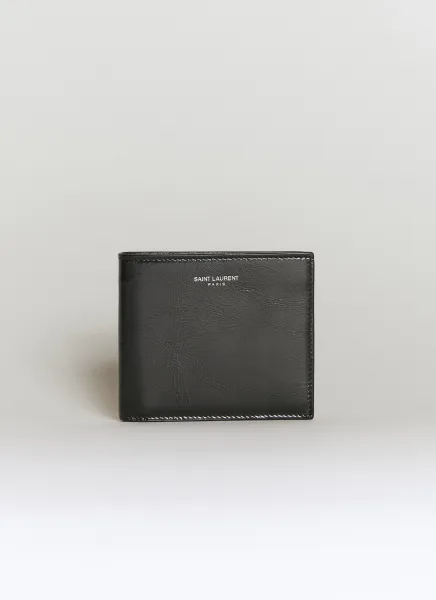 Logo Embossed Bi-Fold Wallet
