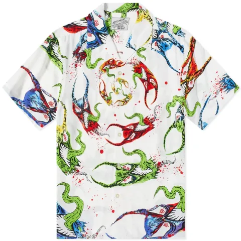 x Neck Face Type-3 Anniversary Hawaiian Shirt