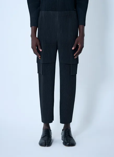 Multi-Pocket Pleated Pants