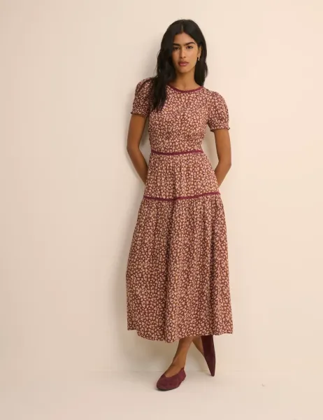 Nobody's Child Ditsy Floral Midaxi Tea Dress Multi