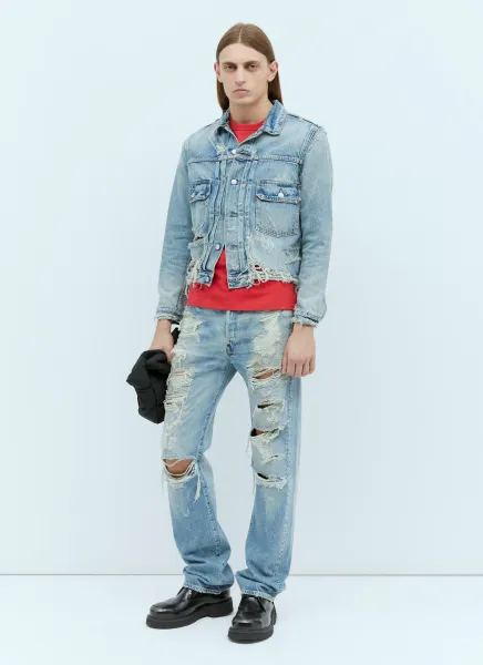 Type II Distressed Trucker Jacket