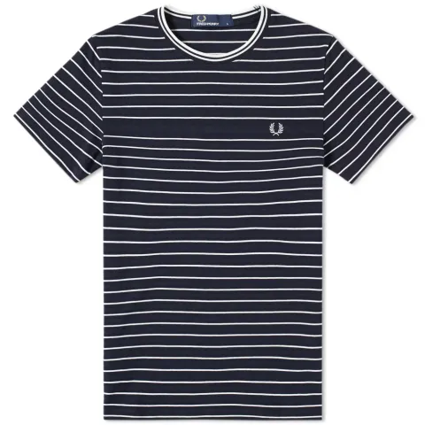 Fred Perry Pique Stripe Tee