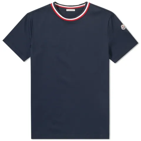 Tricolour Knitted Rib Tee