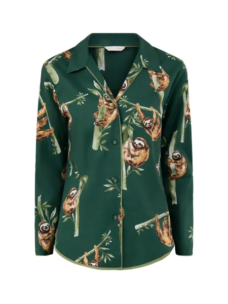 Cyberjammies Sloth Print Pyjama Top
