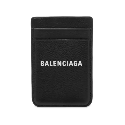 Repeat Logo Magnetic Phone Card Holder