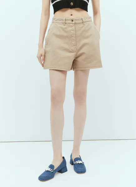 Gabardine Shorts