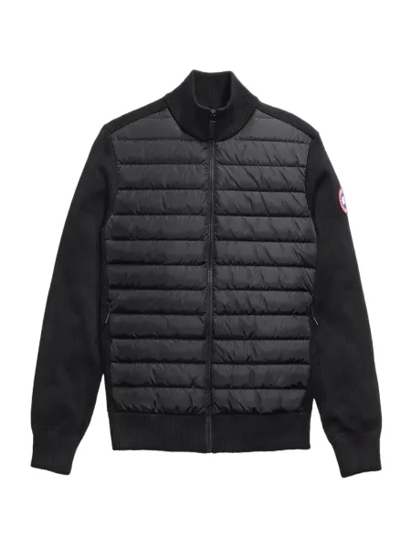 Men Hybridge Knit Jacket Black