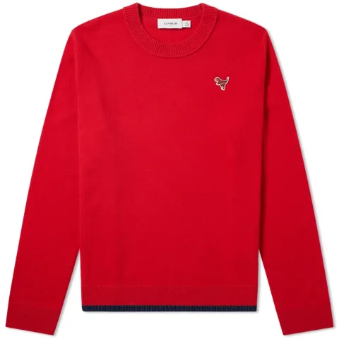 Rexy Patch Crew Knit