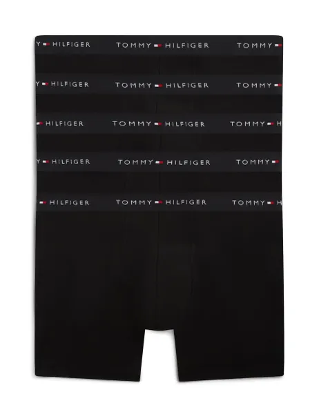 Tommy Hilfiger 5 Pack Signature Cotton Rich Boxer Briefs