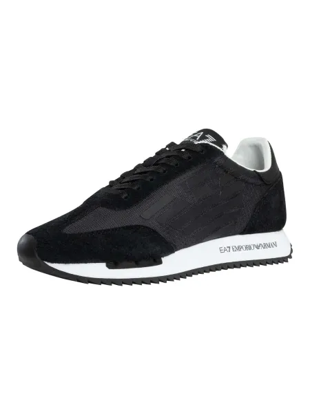 EA7 Emporio Armani Big Logo Mesh Trainers