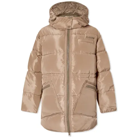 Tech Puffer Midi Jacket