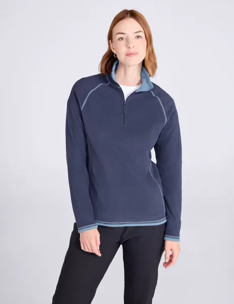 Mountain Warehouse Montana Half Zip Fleece Sweatshirt Navy
