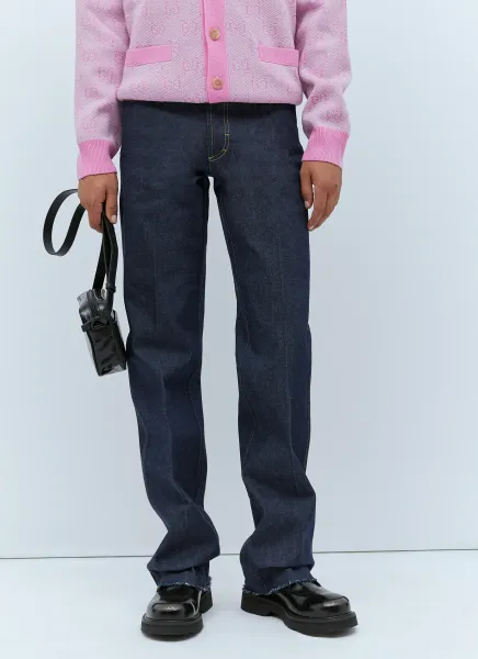 Raw Hem Jeans