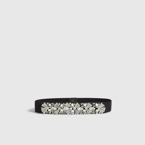 River Island 3D Diamante Stretch Belt