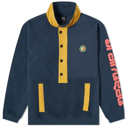 Global Works Snap Mock Neck Sweat