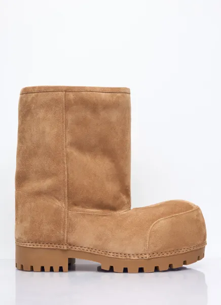 Alaska Faux-Fur Low Boots