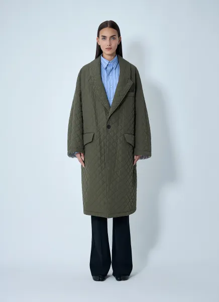 Nylon Quilted Coat