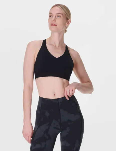 Sweaty Betty Power Pulse Medium Support Sports Bra XS-XL Black