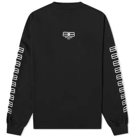 Embroidered BB Sleeve Crew Sweat