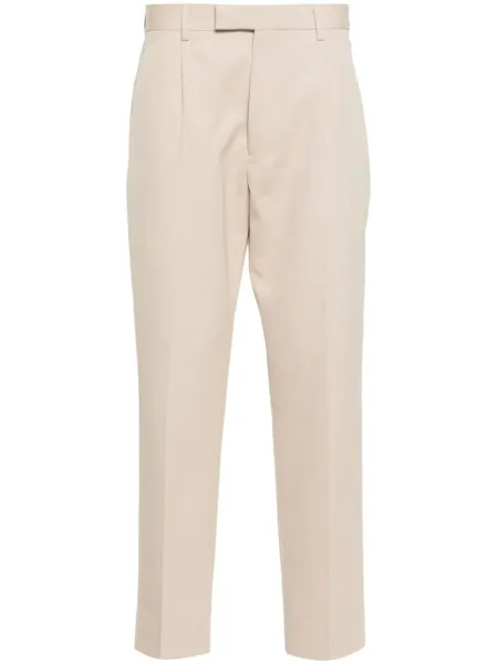 Men Tapered Tailored Trousers