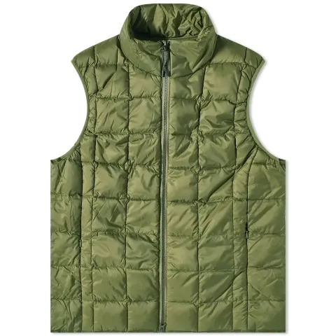 High Neck Zip Down Vest