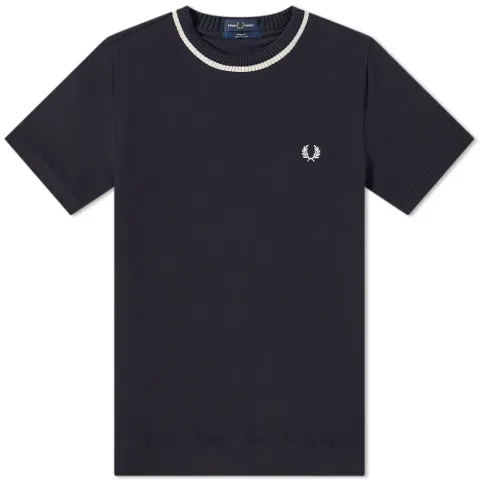 Crew Neck Pique T-Shirt