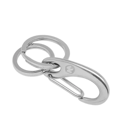 Double Ring Snap Key Hook