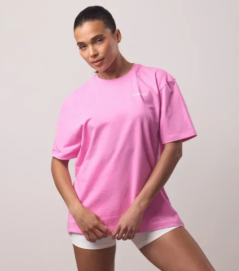 Women's Pink Challenge Print T-Shirt