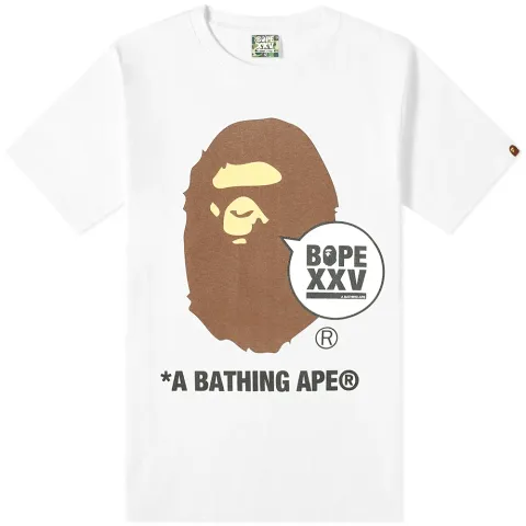 Bape XXV Ape Head T-Shirt