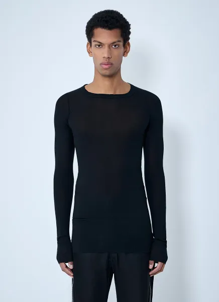 Ribbed Long Sleeve Top