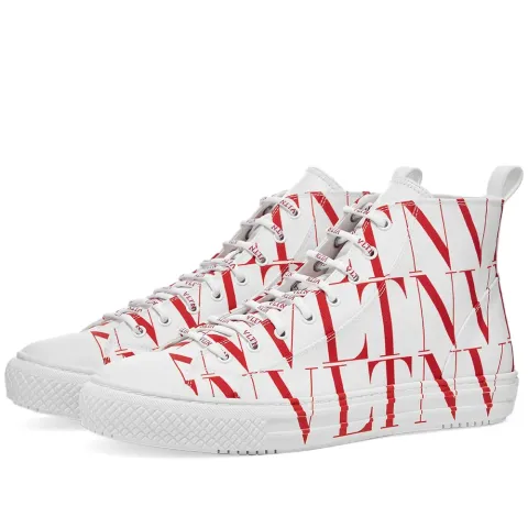 VLTN All Over Print Canvas High Top