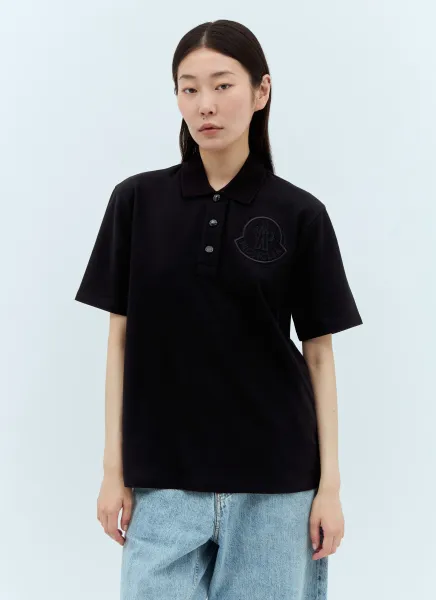 Logo Patch Polo Shirt