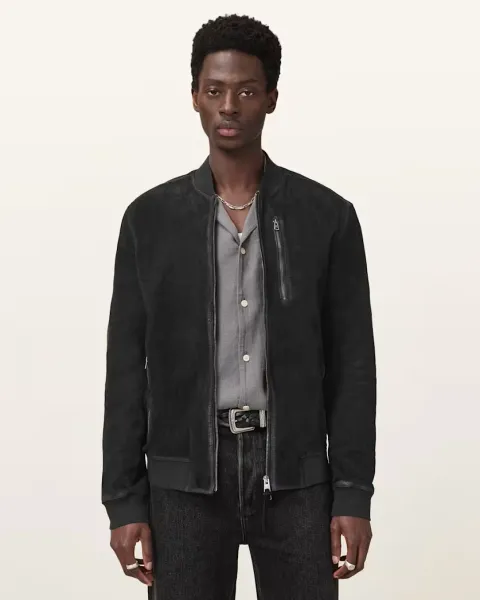 Kemble Suede Bomber Jacket