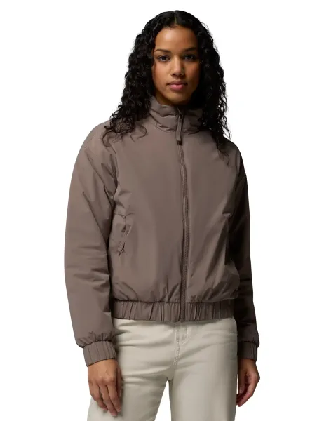 Columbia AmazeStretch Insulated Bomber Jacket Taupe