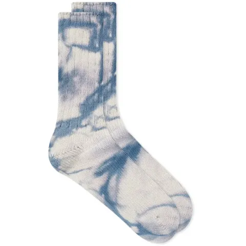 Uneven Dye Crew Sock
