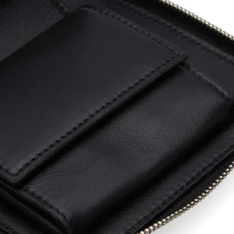 Mini Skull Zip Wallet
