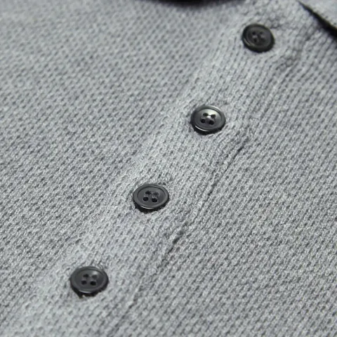 Knit Collar Polo Shirt