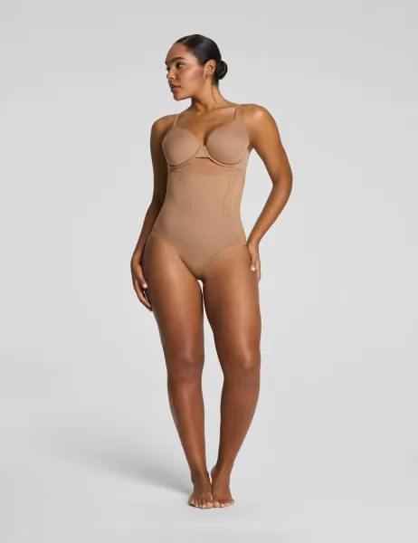 Spanx SPANXsculpt GoFigure Firm Control Brief Camel