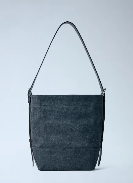 Small Belted Tote Bag