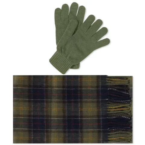 Tartan Scarf & Glove Gift Set