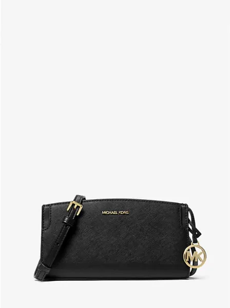 Becca Small Saffiano Leather Crossbody Bag