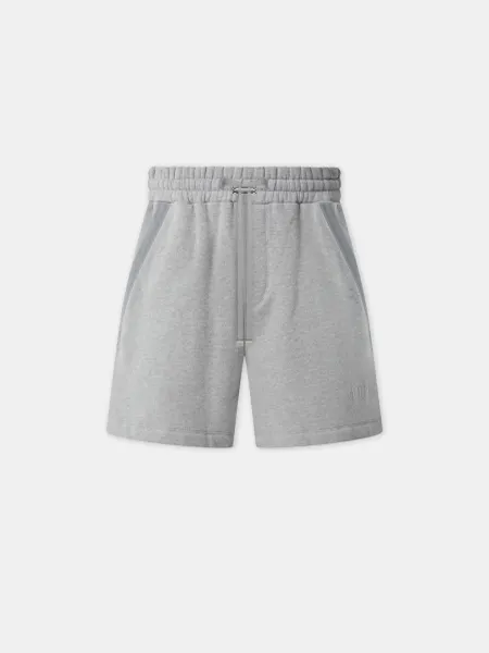 EMBROIDERED SHORT - Grey