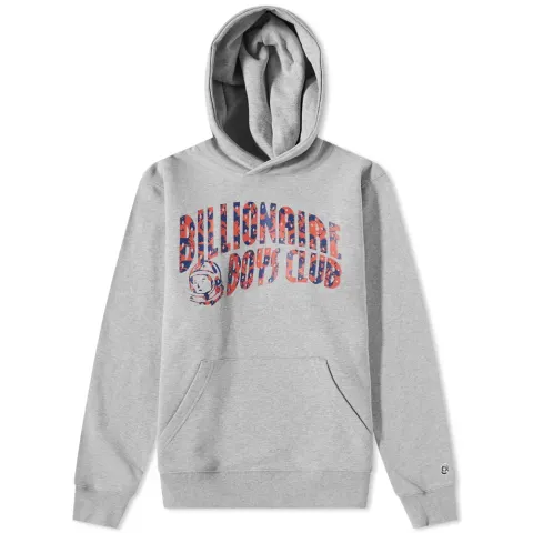 Hibiscus Camo Arch Logo Popover Hoodie