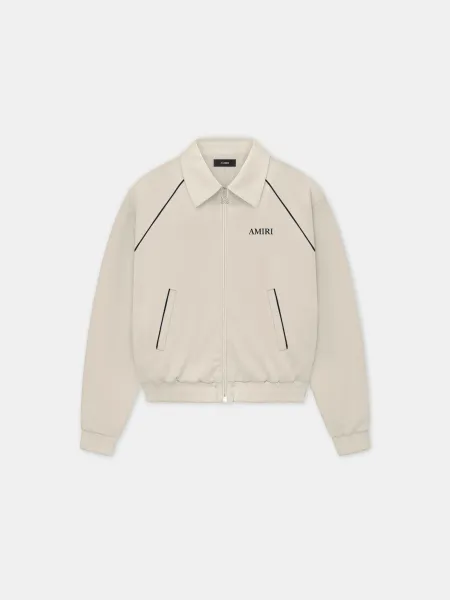 TRACK JACKET - Alabaster