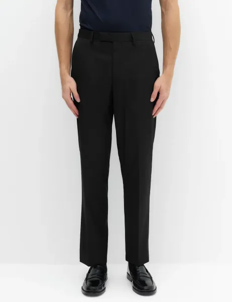 Marks & Spencer Regular Fit Stretch Ultimate Suit Trousers Black